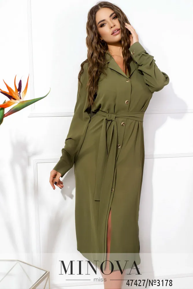 Платье 3178-хаки Minova