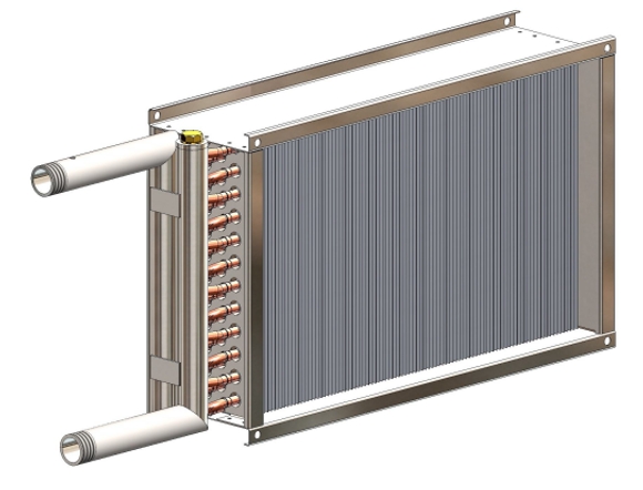 Теплообменник водяной 3-х рядный TEWL 03.90-50