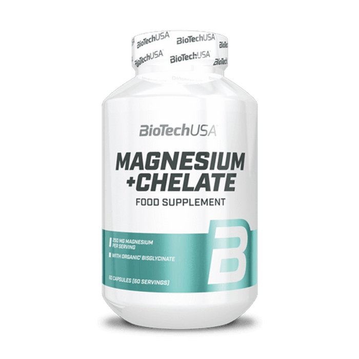 Магний хелат, Magnesium + Chelate, BioTechUSA, 60 капсул