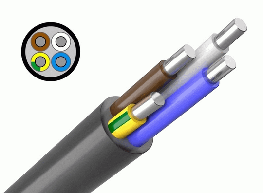 Кабель АВВГнг(A)-LS 3х185+1х95-1 ГОСТ