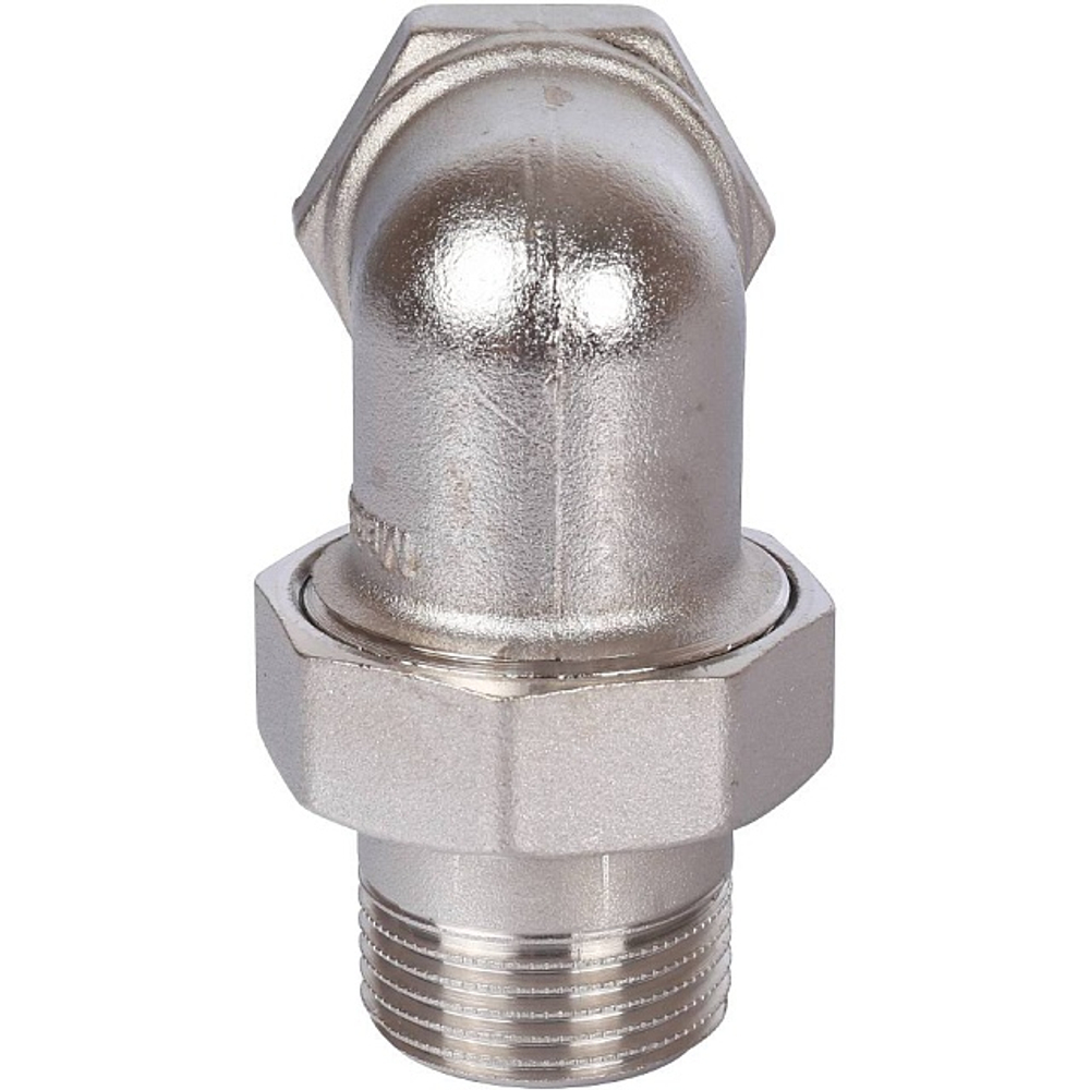 Разъемное соединение (американка) угловое STOUT - 1" (ВР/НР, никелированное, металл по металлу)