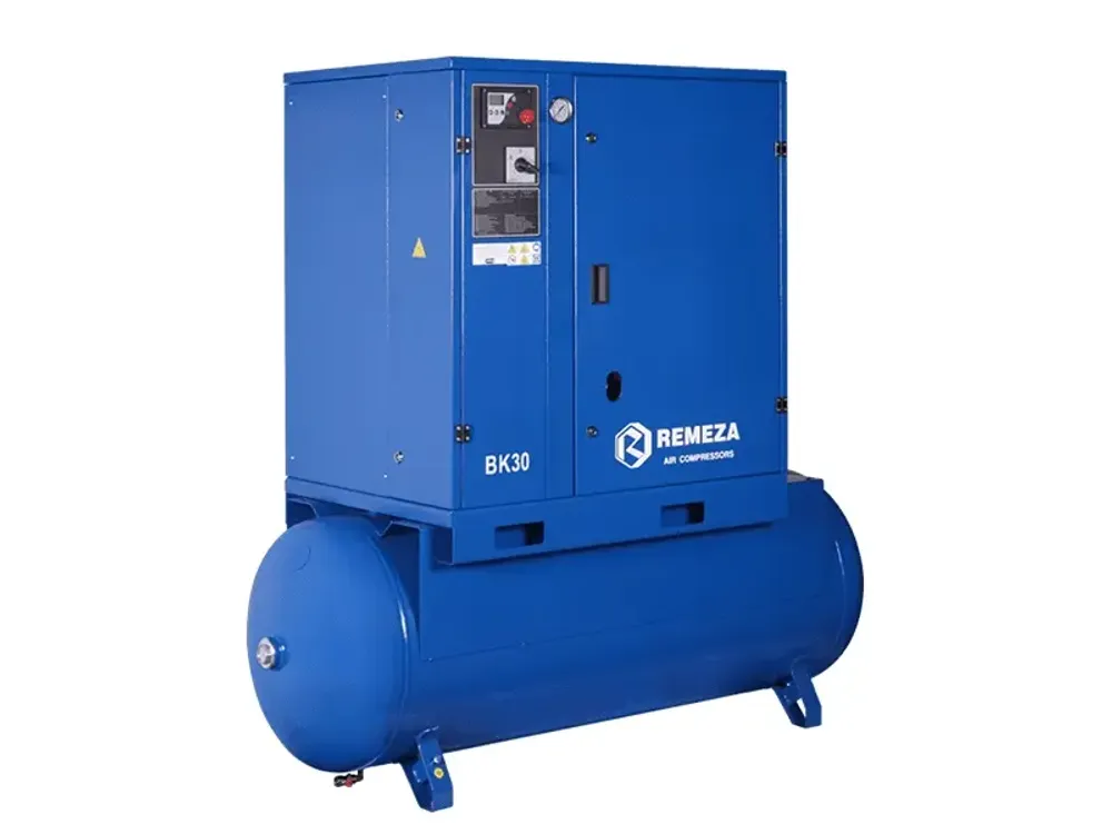 Винтовой компрессор Remeza ВК30-15-500 на ресивере 500л