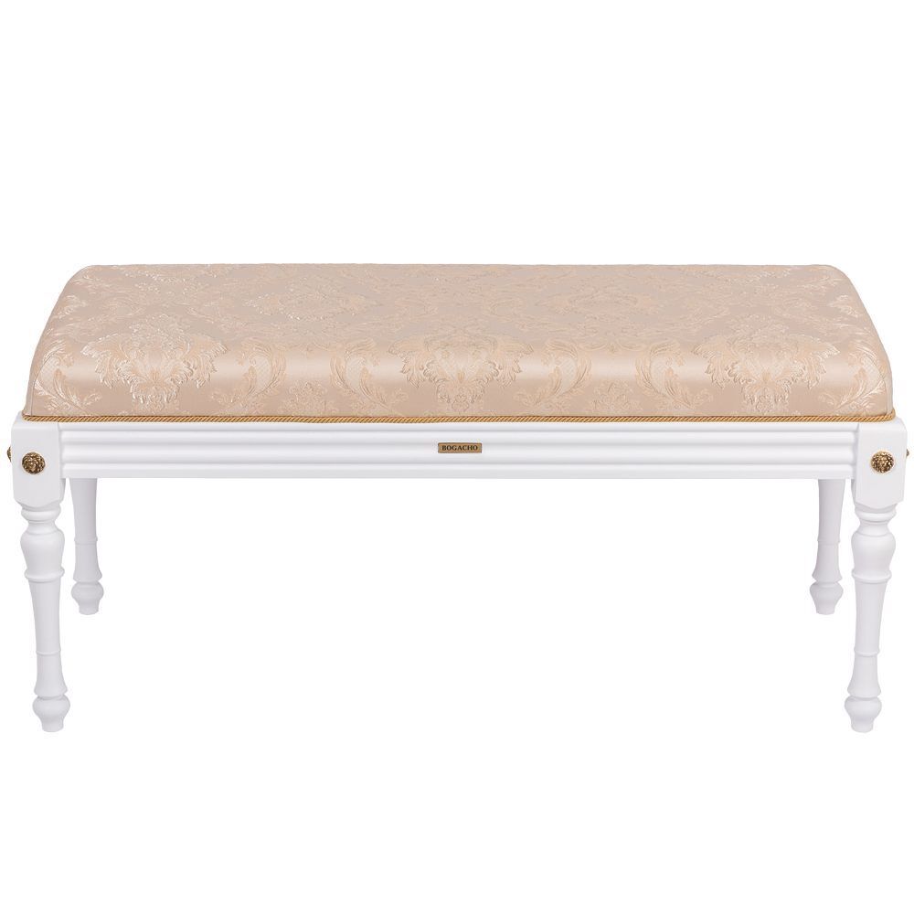 Банкетка Классика 2 Белый Каледония Айвори