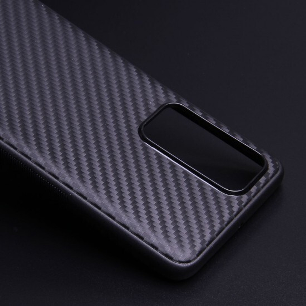Чехол ТПУ карбон для Huawei P40, 011068 Черный