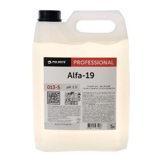 Моющий концентрат для уборки после строительства и ремонта Pro-Brite ALFA-20