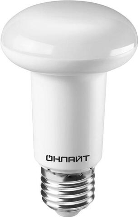 Лампа светодиодная 71 653 OLL-R63-8-230-2.7K-E27 8Вт 2700К тепл. бел. E27 800лм 176-264В ОНЛАЙТ 71653