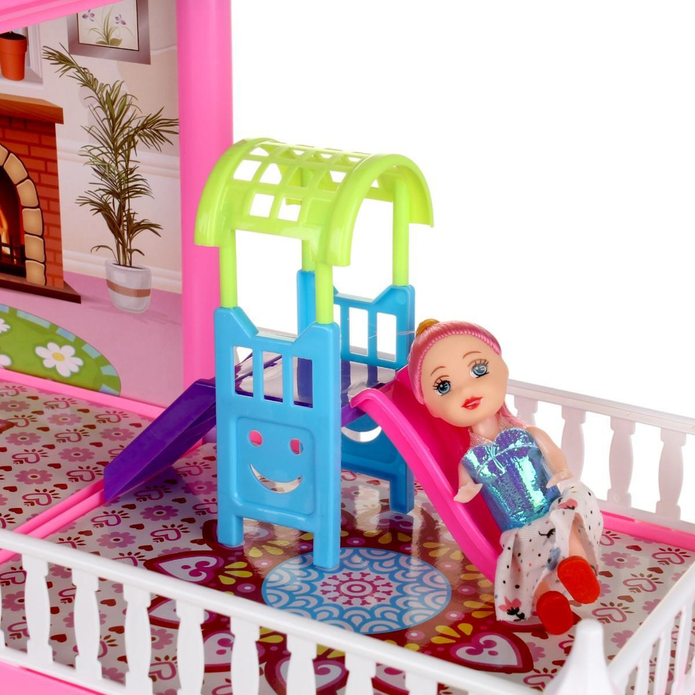 Дом для куклы с мебелью, коробка DSJ588-2