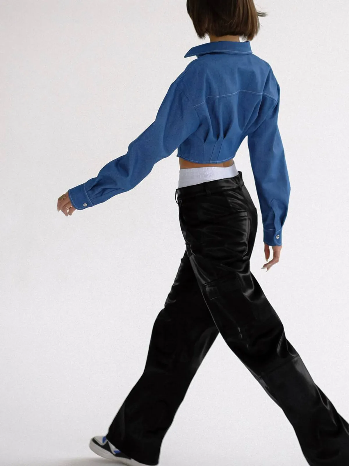 Укороченная рубашка-корсет Gigi