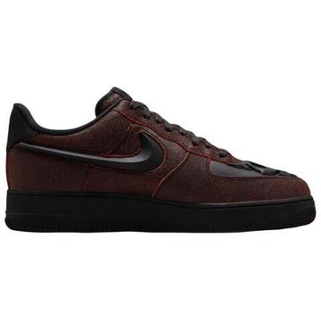 Nike Air FORCE 1 Кроссовки для скейтбординга Низкие Топ Бургундские Унисекс