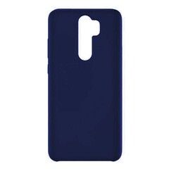 Силиконовый чехол Silicone Cover для Xiaomi Redmi Note 8 Pro (Темно-синий)