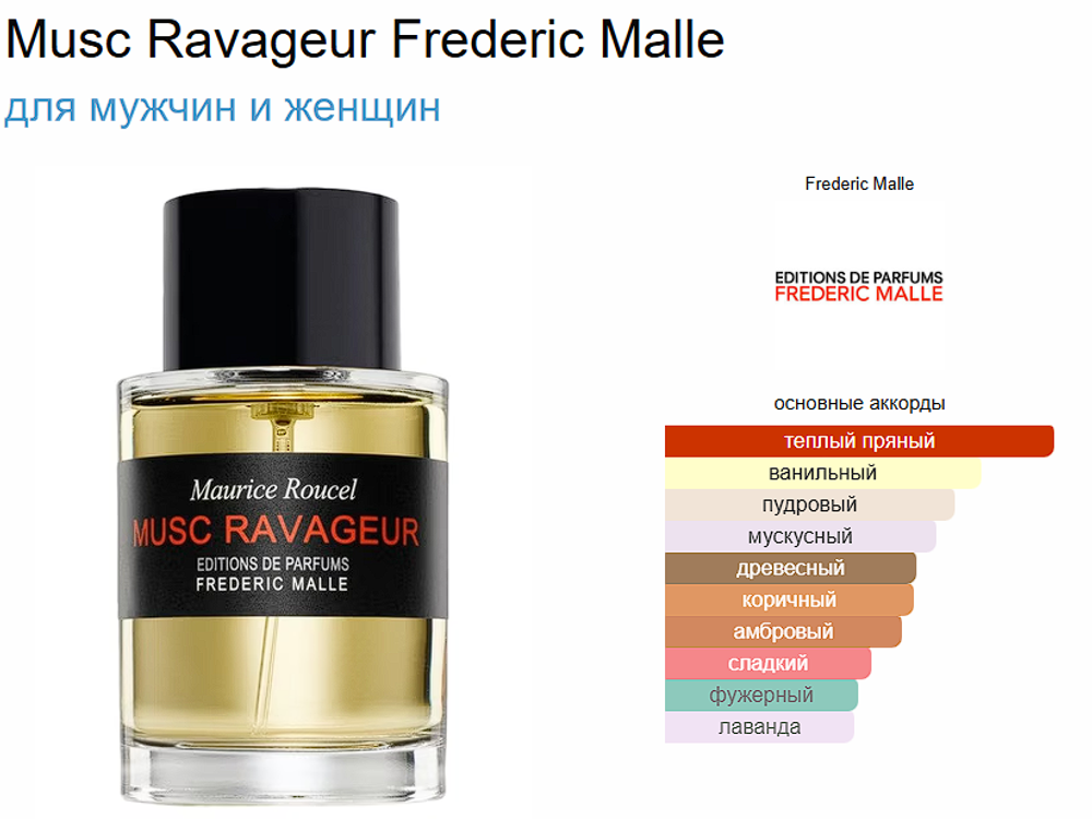 FREDERIC MALLE Musc Ravageur 100ml (duty free парфюмерия)