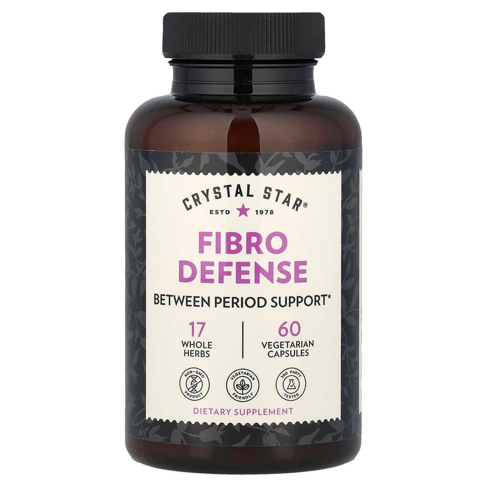 Crystal Star, Fibro Defense, 60 вегетарианских капсул
