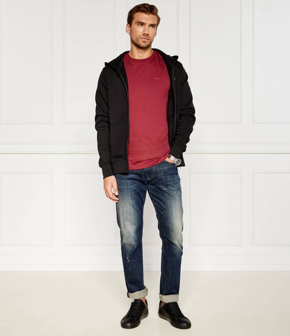 Футболка Thompson BOSS BLACK - бордовый(50468347)