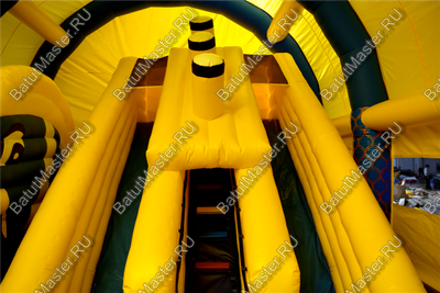 Надувной батут "Морской бриз с крышей"