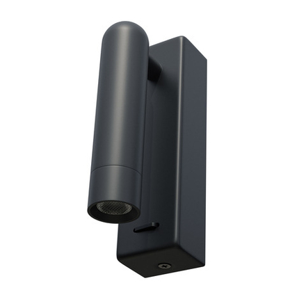 200737 Бра OMEGA LED 3W 180LM G ЧЕРНЫЙ 3000K