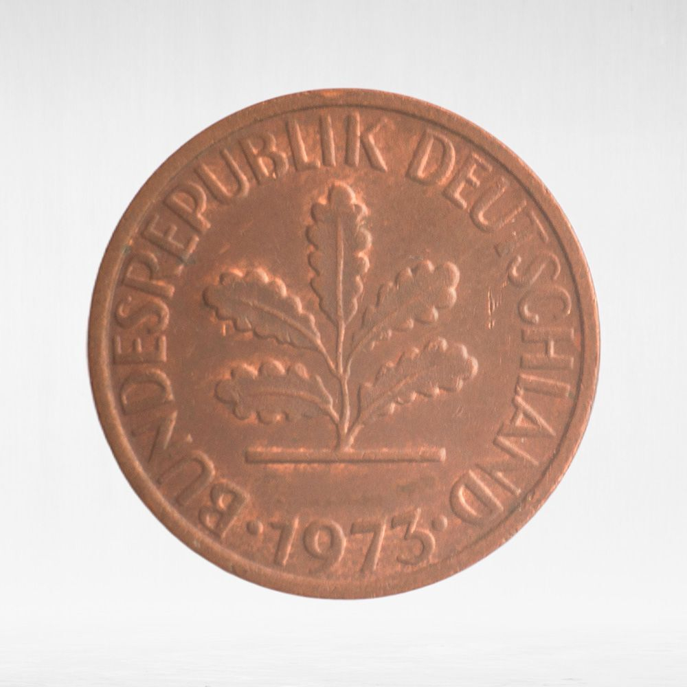Germany, 1 Pfennig, 1973, (Stuttgart Mint - "F"), VF