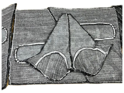 Обшивка-обивка салона УАЗ 469, 7 предметов (белая нить Бабочка)