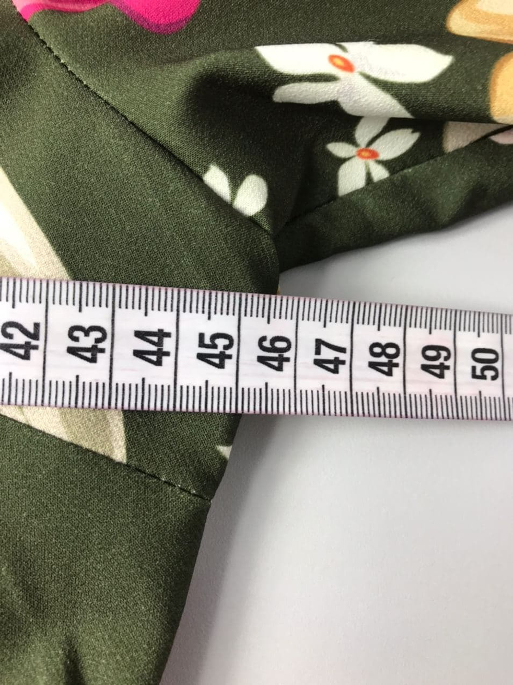 Платье AScool зеленое "с цветами" 44 размер, новое