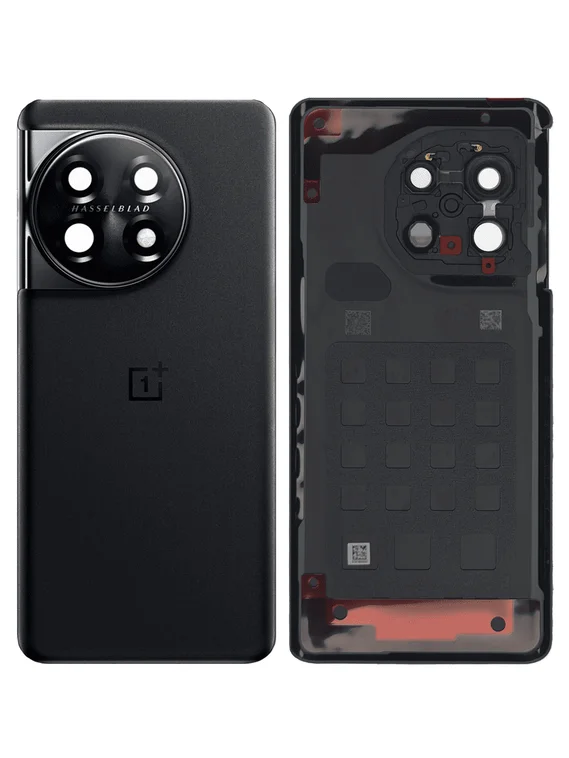 Задняя крышка для OnePlus 11 5G черная (Titan Black) со стеклом камеры