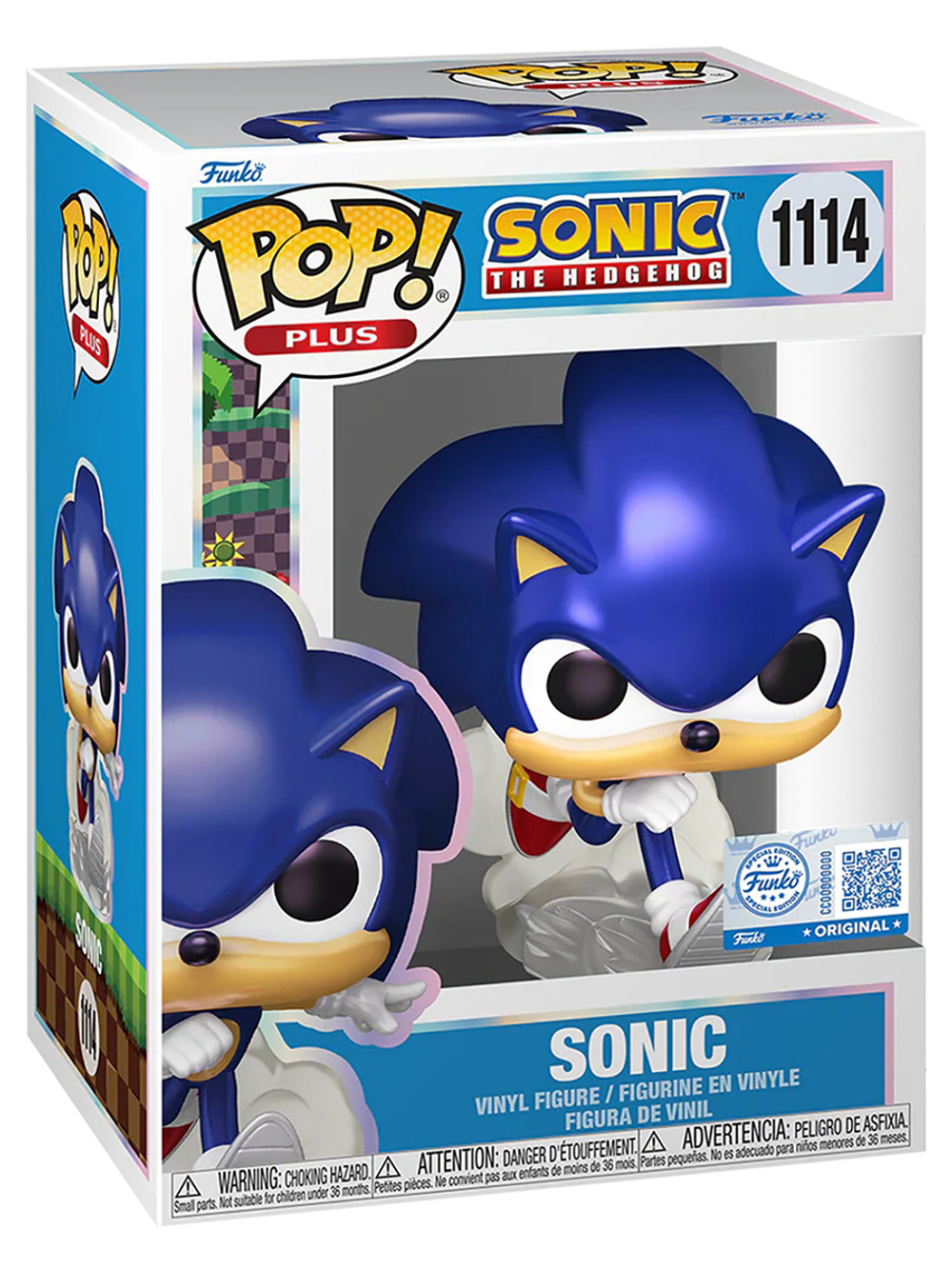 Фигурка Funko POP! Plus Sonic the Hedgehog Sonic (PRL) (Exc) (1114) 87228