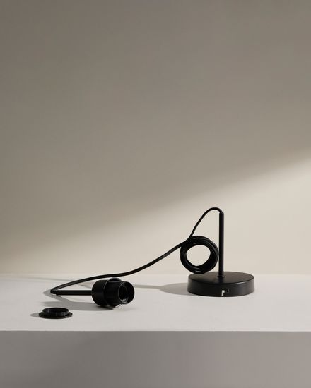 Крепление для металлического потолочного светильника Fulvia с черной отделкой