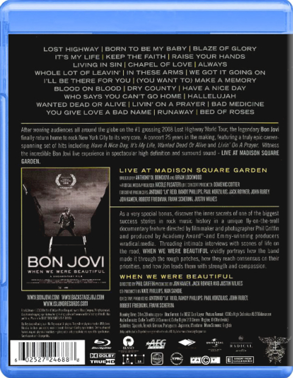 Bon Jovi / Live At Madison Square Garden (Blu-ray)