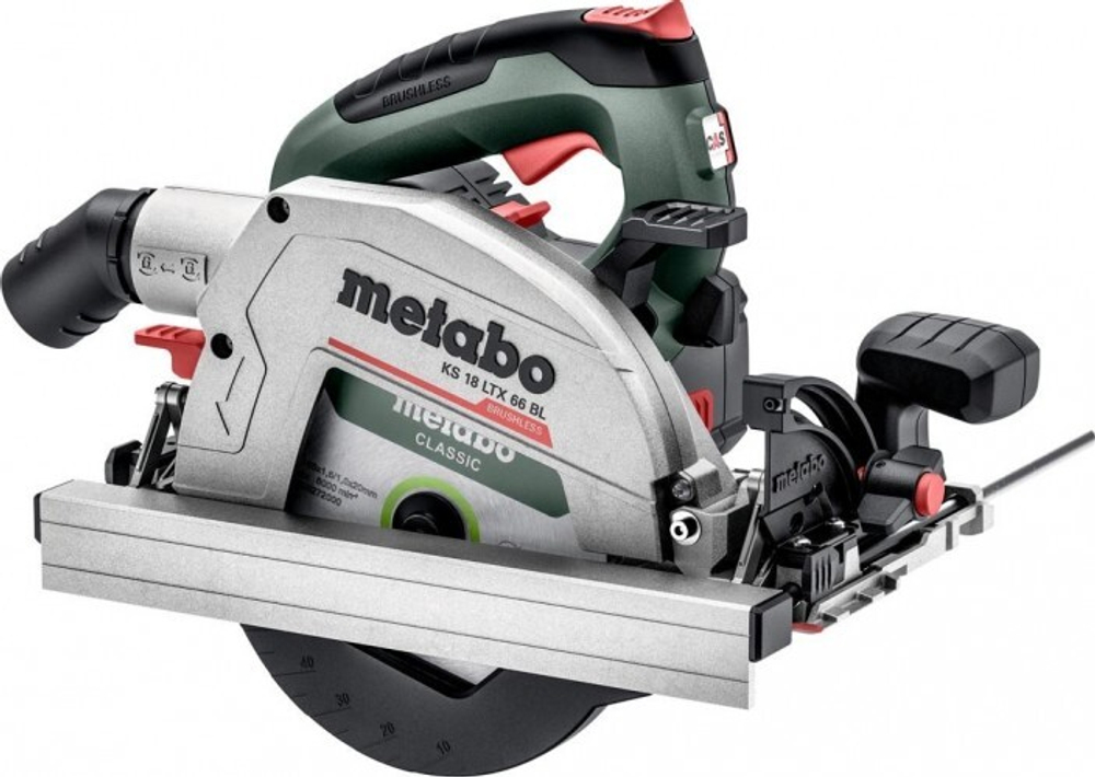 Пила циркулярная аккумуляторная METABO KS 18 LTX 66 BL без АКБ и ЗУ кейс 611866840