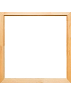 Деревянная рама 50x50 для картин на подрамнике сеч. 40x18