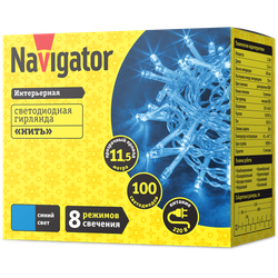 Гирлянда Navigator 14 026 NGF-S01-100B-10-11.5m-230-C8-TR-IP20
