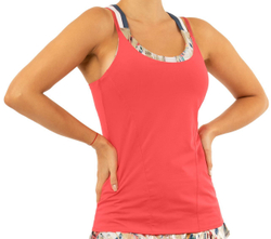 Женский топ теннисный Lucky in Love A Stitch In Time Bralette Cami Women - flame