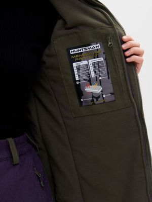 Костюм демисезонный женский Селенга ткань Исландия цвет Хаки/Фиолетовый