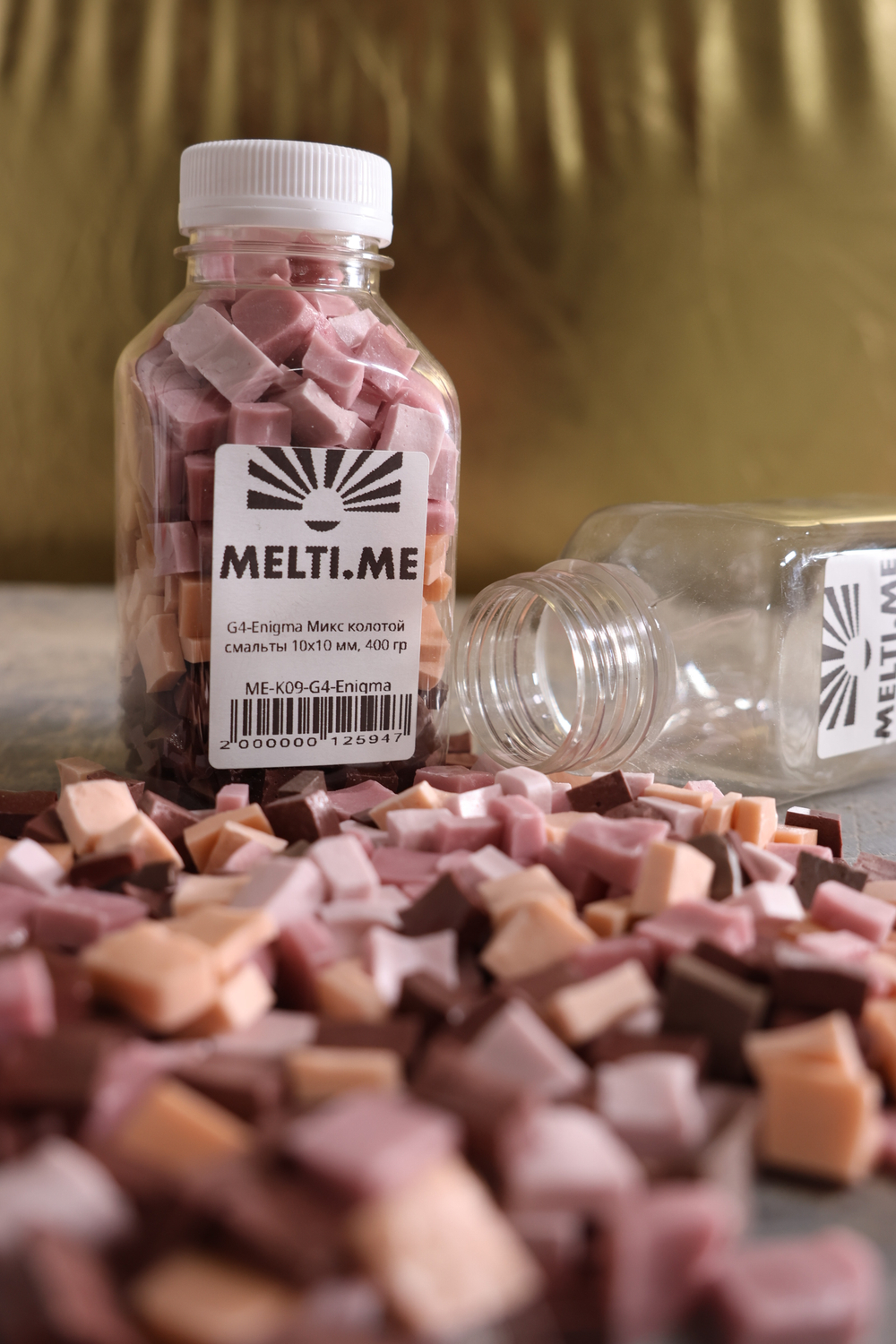 G4-Enigma Микс колотой смальты 10х10 мм, 400 гр