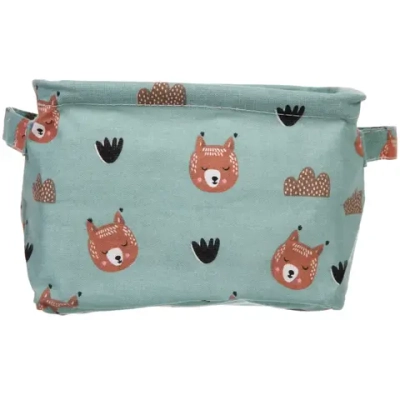 Корзина для хранения с ручками «ФРАТТИ БУМ», принт белочка, 20*16*14см (лейбл Селфи)