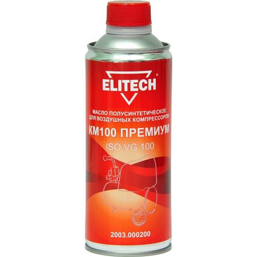 Масло ELITECH компрессорное полусинтетика 0,45 л