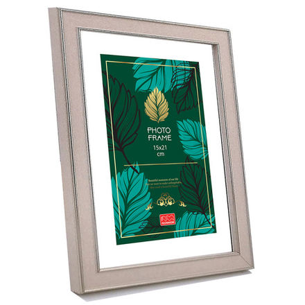 Фоторамка пластик 30х40 см Клерк ванильный