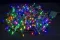 Светодиодная нить 35 м., 220V, 500 разноцветных LED ламп, контроллер, черный провод, Winner Light (m.01.5B.500-)