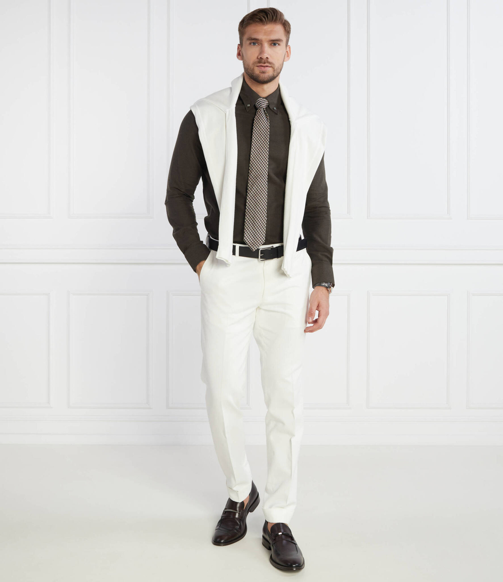 Рубашка Short BD Brushed Flannel Oscar Jacobson - коричневый(12179309)