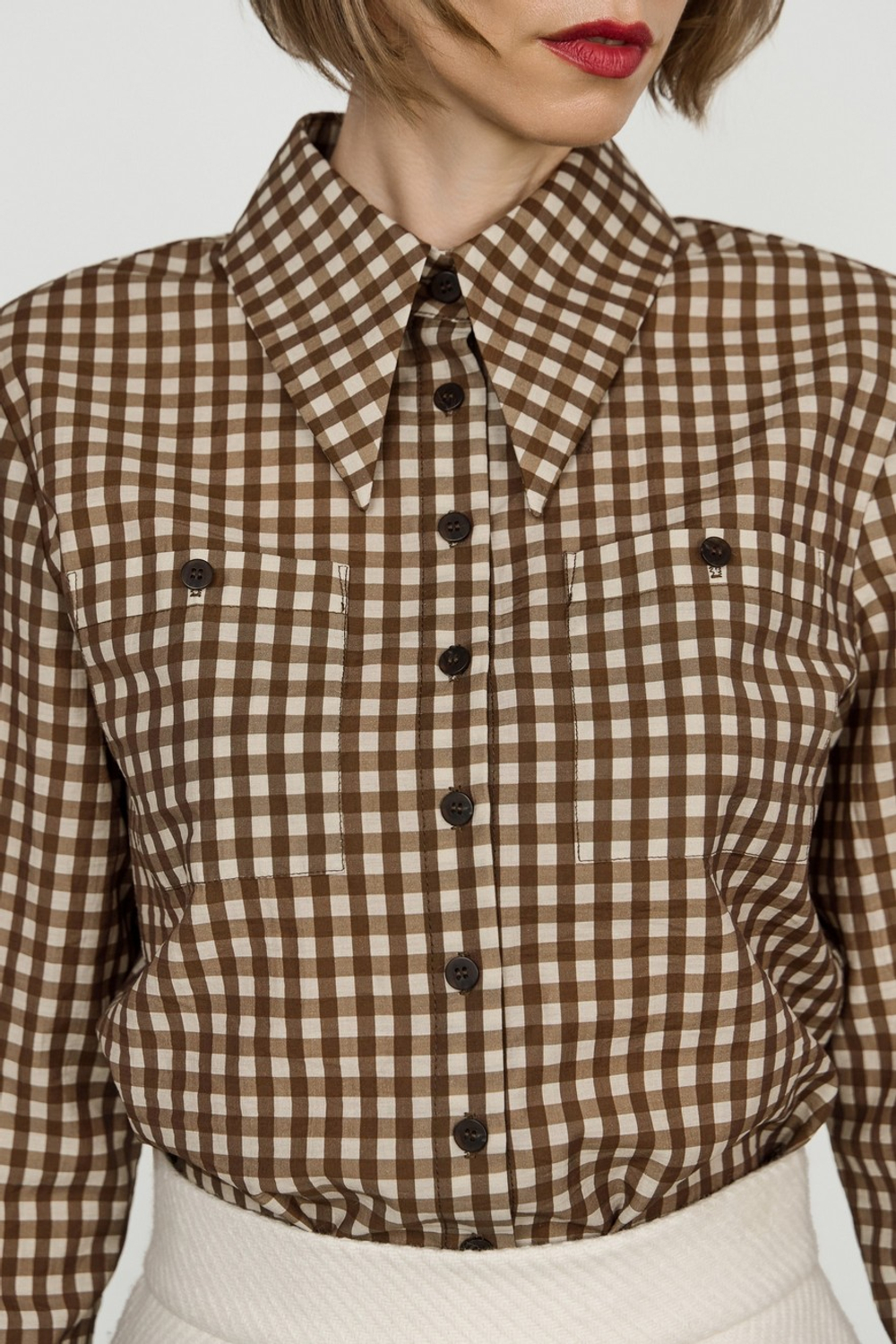 Рубашка в клетку