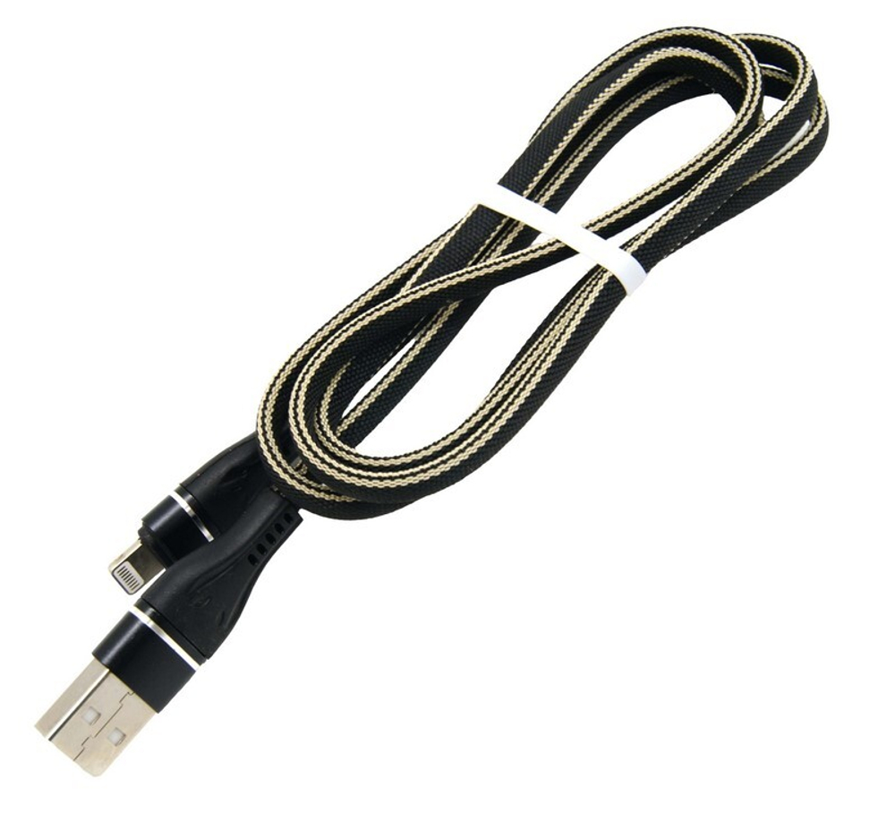 Кабель USB - Lightning A917 3A (черный) 1м