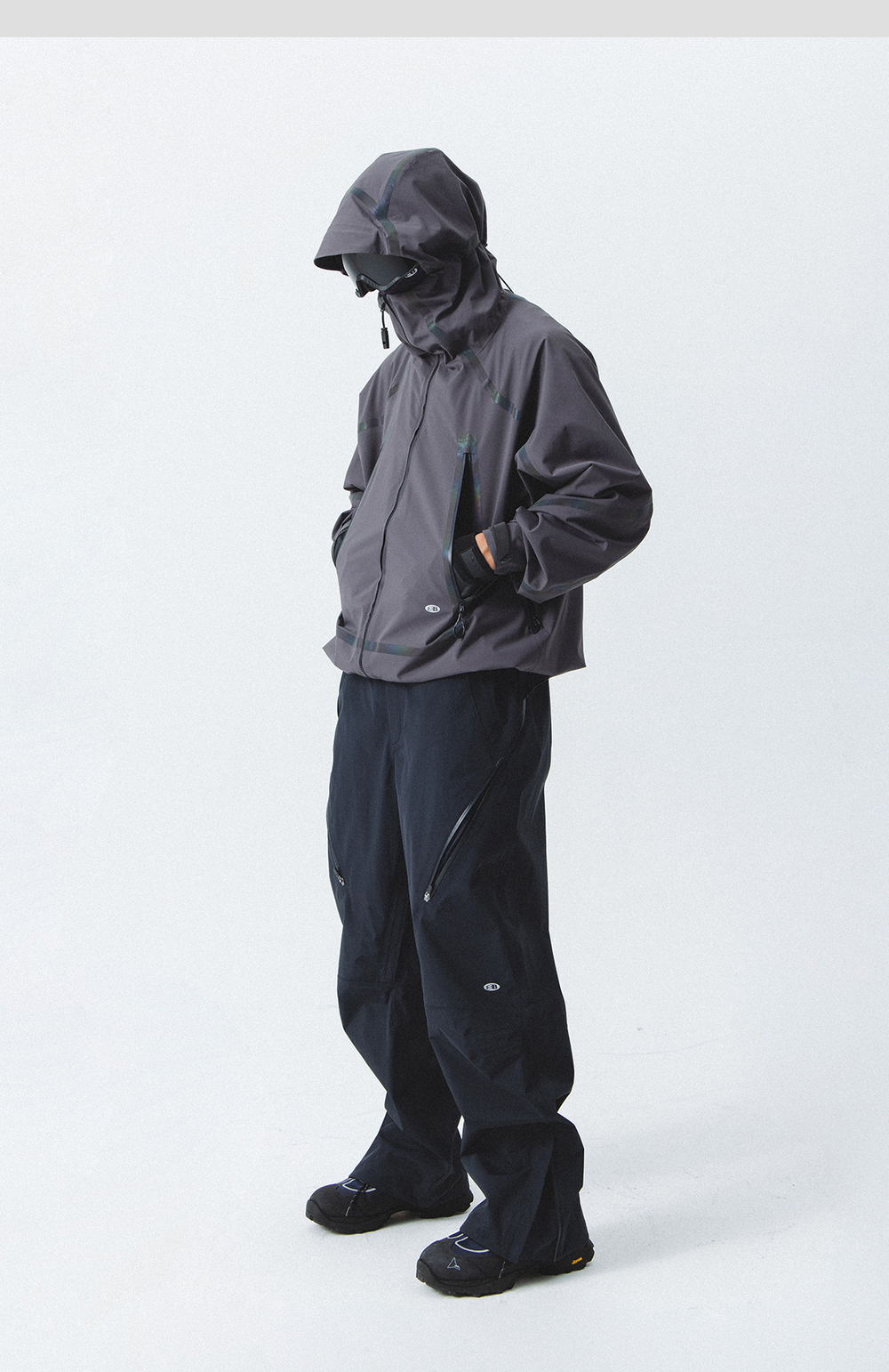 Куртка Nothomme Blue "Lightbringer" Outdoor Mountaineering Reflective Waterproof and Protective Triple-Defense Jacket