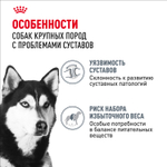 Royal Canin Maxi Joint Care Макси Джойнт кэа Корм сухой для взрослых собак крупных размеров с повышенной чувствительностью суставов 3кг