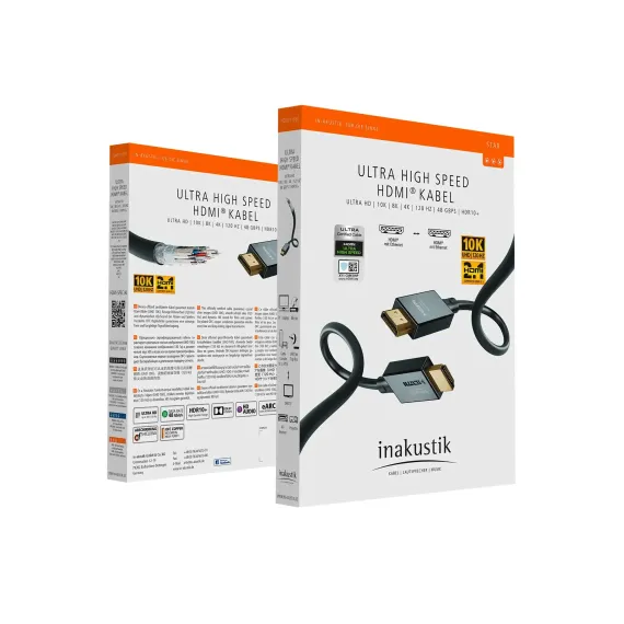 Inakustik White Line Ultra High Speed HDMI 2m