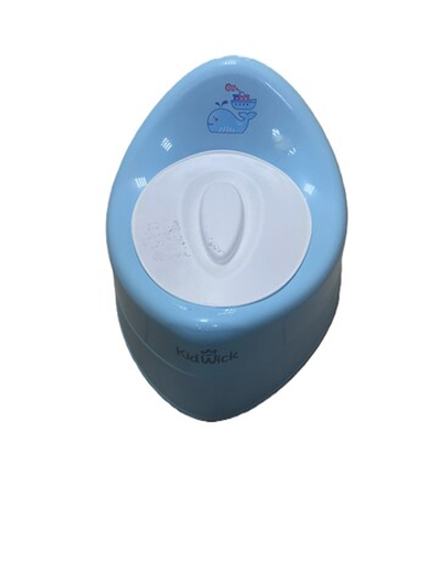 Горшок детский с крышкой "Ракушка" цвет голубой