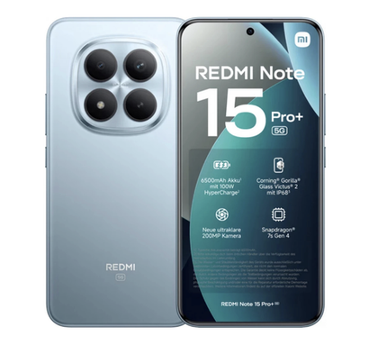 Xiaomi Redmi Note 15 Pro+ 5G 12/512Gb Glacier Blue