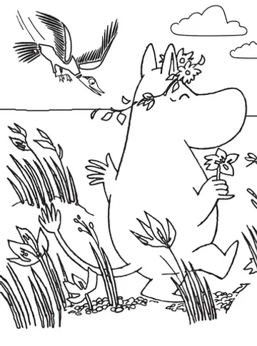 Муми-Тролли. Раскраска-антистресс для творчества и вдохновения