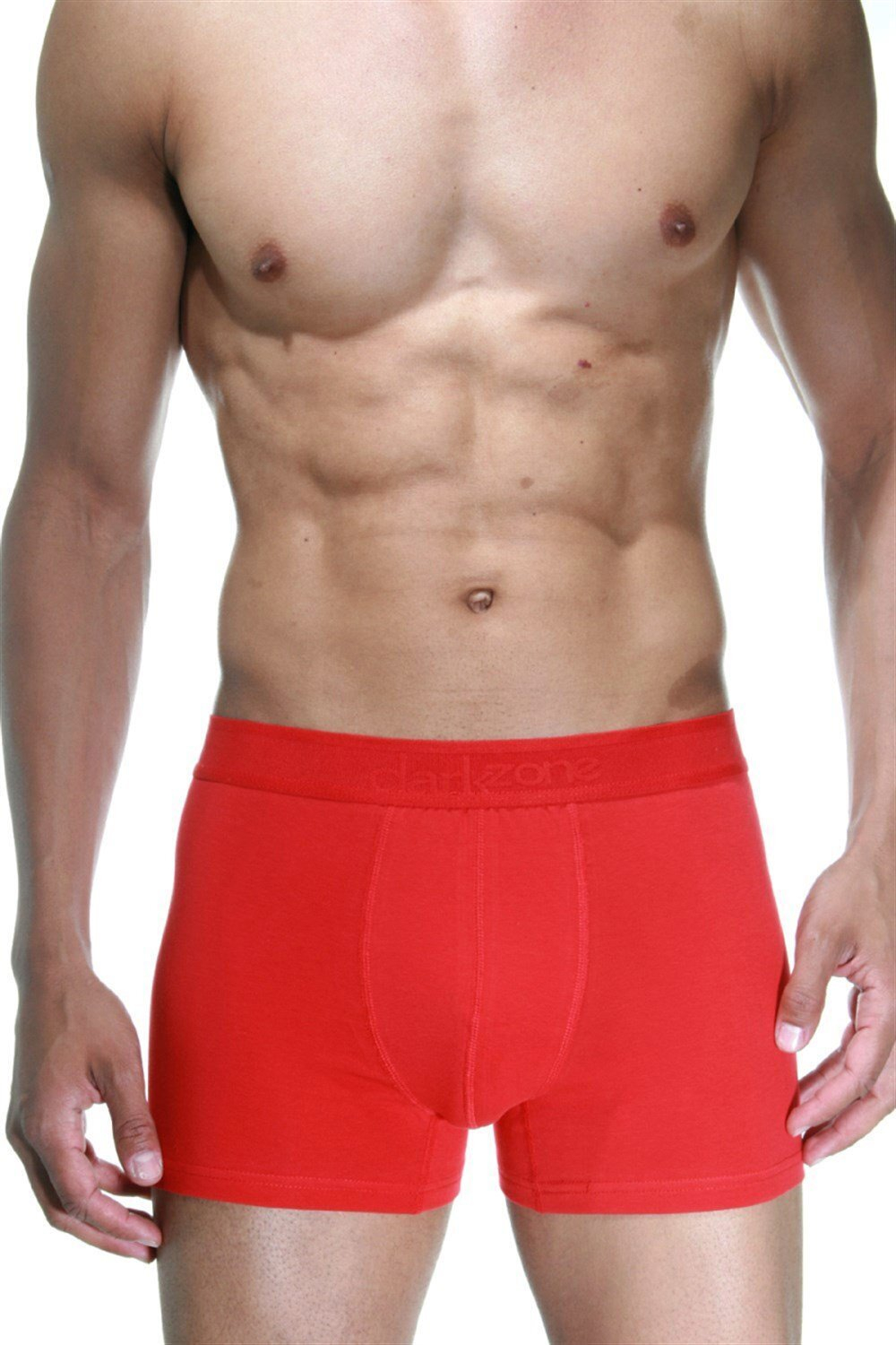 Красные хлопковые трусы-боксеры (Размер: XXL) (Цвет: красный)
