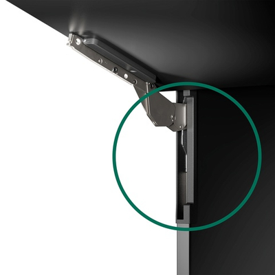 Комплект для торцевой части подъемника ФриСлим Флап при врезном монтаже: 4 заглушки для корпуса + 2