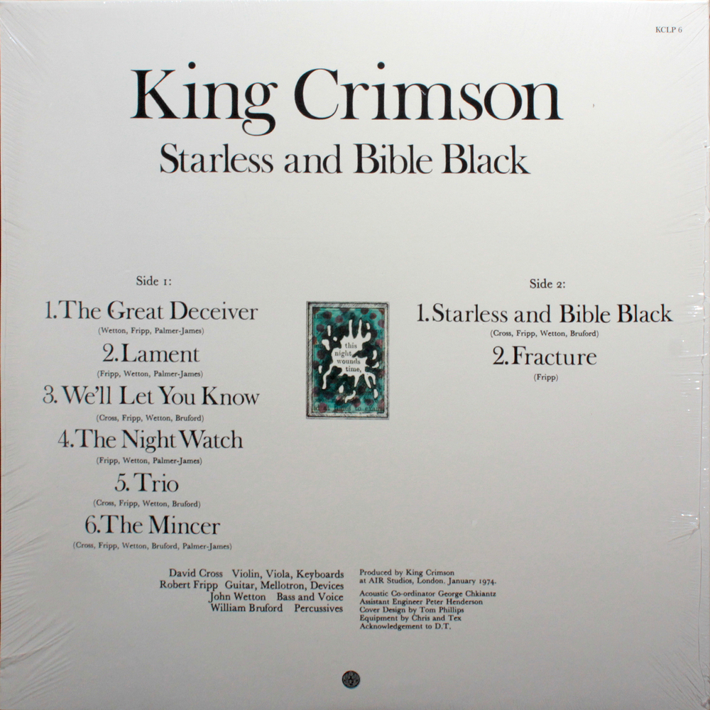 King Crimson / Starless And Bible Black (LP)