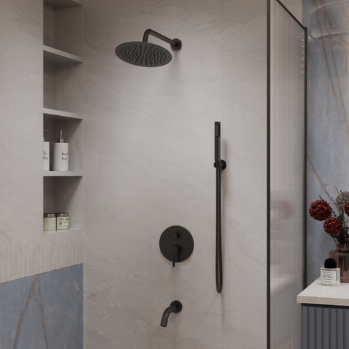 Душевой комплект Vincea Villa VSFW-1VL3MB встраиваемый, 3 режима, черный