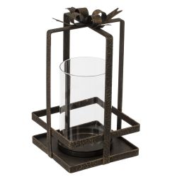 GAEM Подсвечник, L12 W12 H22 см